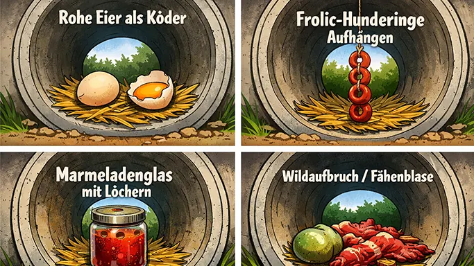 Marder fangen – Steinmarder und Baummarder mit der Lebendfalle - Titelbild