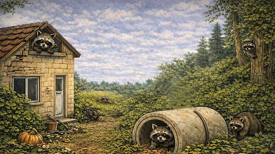 Waschbr fangen mit der Betonrohrfalle  Anleitung & Tipps | Fallenjagd  Blog | Tuscher Helmut